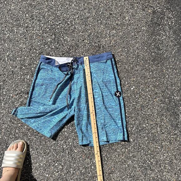 Hurley Men's Phantom Sleepy Hollow 20" Boardshorts Size 34 Blue Glaze Swim Short - Picture 8 of 8